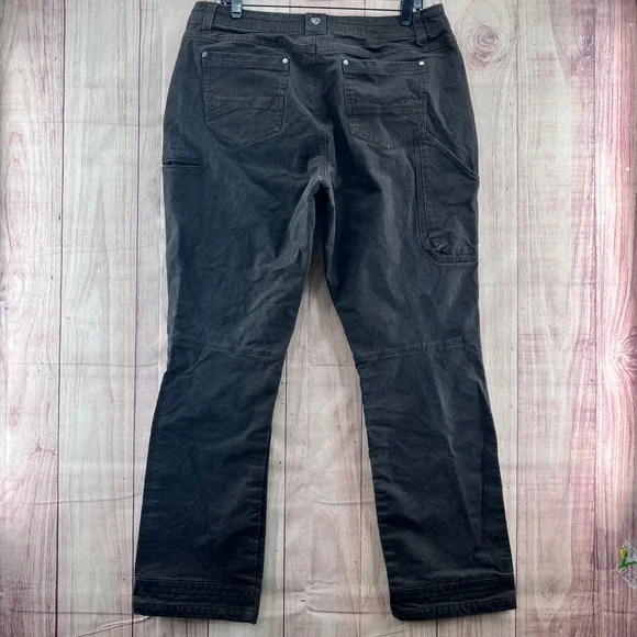 KUHL Women's Size 16 Reg Brown Utility Cargo Pants Outdoor Adventure Hiking‎ - Picture 2 of 8